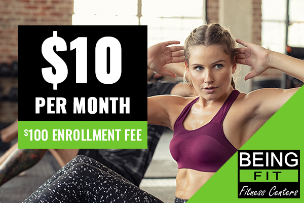 $10 per month, $100 enrollment fee